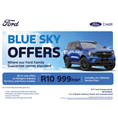 Blue Sky Offers image from NTT Ford