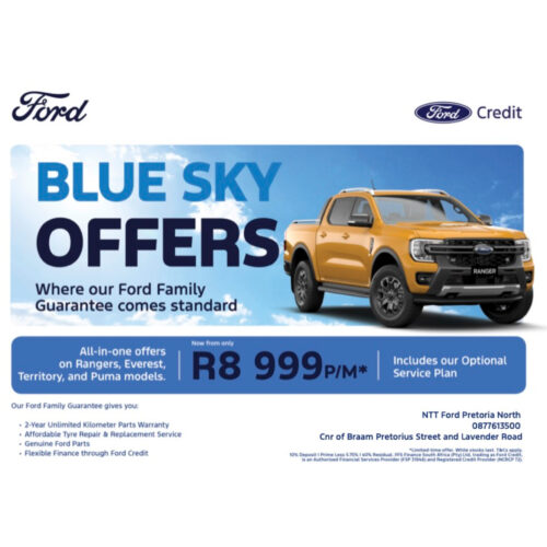 Blue Sky Offers image from NTT Ford