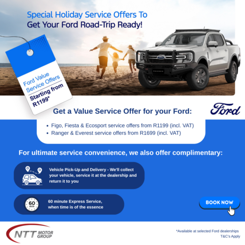 Special Holiday Service Offers To Get Your Ford Road-Trip Ready! image from NTT Ford