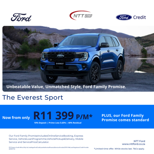 The Everest Sport image from NTT Ford