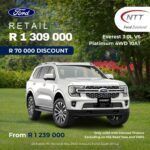 Everest 3.0L V6 Platimum 4WD 10AT Special Offer