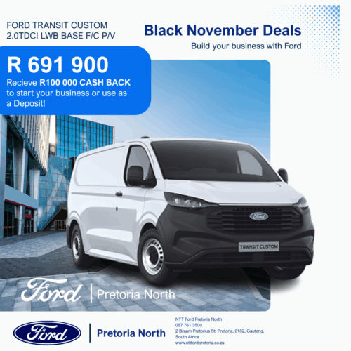 FORD TRANSIT CUSTOM image from NTT Ford
