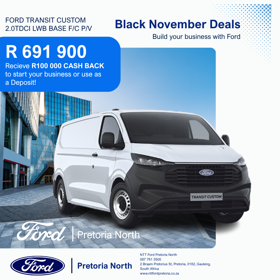 FORD TRANSIT CUSTOM Special Offer