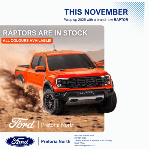 RAPTORS ARE IN STOCK image from NTT Ford