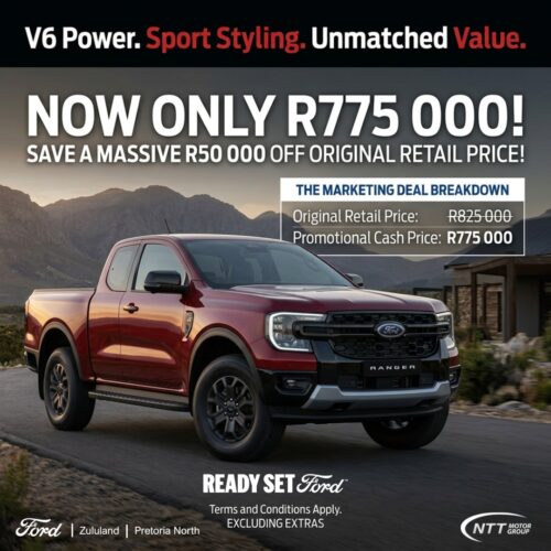 Ford Ranger V6 special offer from NTT Ford