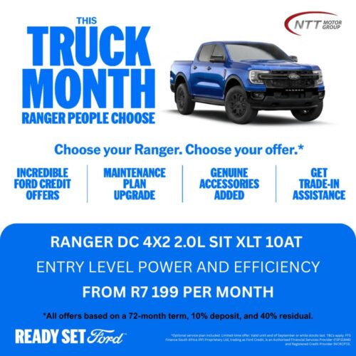 Ford Ranger Double Cab 4×2 2.0L SiT XLT 10AT special offer from NTT Ford