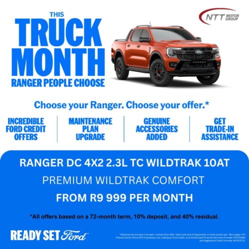 Ford Ranger Double Cab 4×2 2.3L TC Wildtrak 10AT special offer from NTT Ford