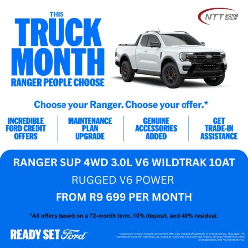 Ford Ranger Super Cab 4WD 3.0L V6 Wildtrak 10AT special offer from NTT Ford
