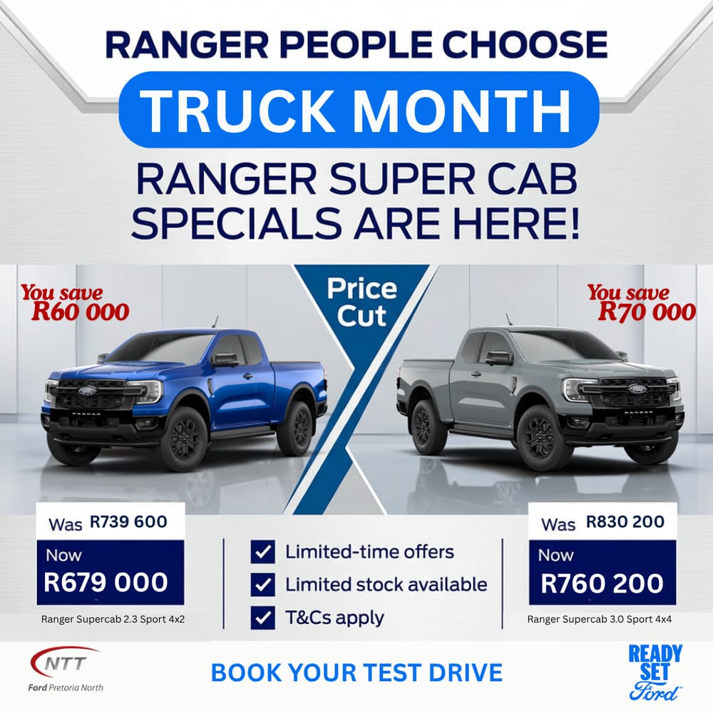 Ford Ranger Super Cab Specials Special Offer